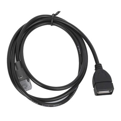 MUNEFE Car Cable Adapter, USB Cable Adapter, Car Radio Stereo Input Media Data Wire Plu to USB for Car