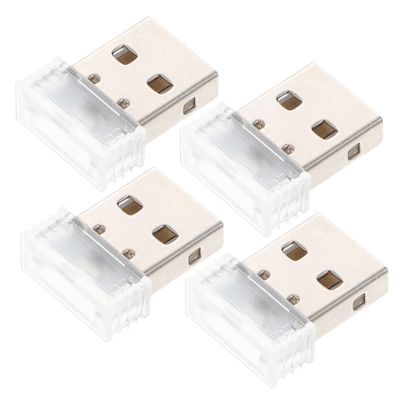 JECOMPRIS 4pcs Led Decorative Lights Car Lights Led Car Interior Usb Night Lamp for Laptop Vehicle