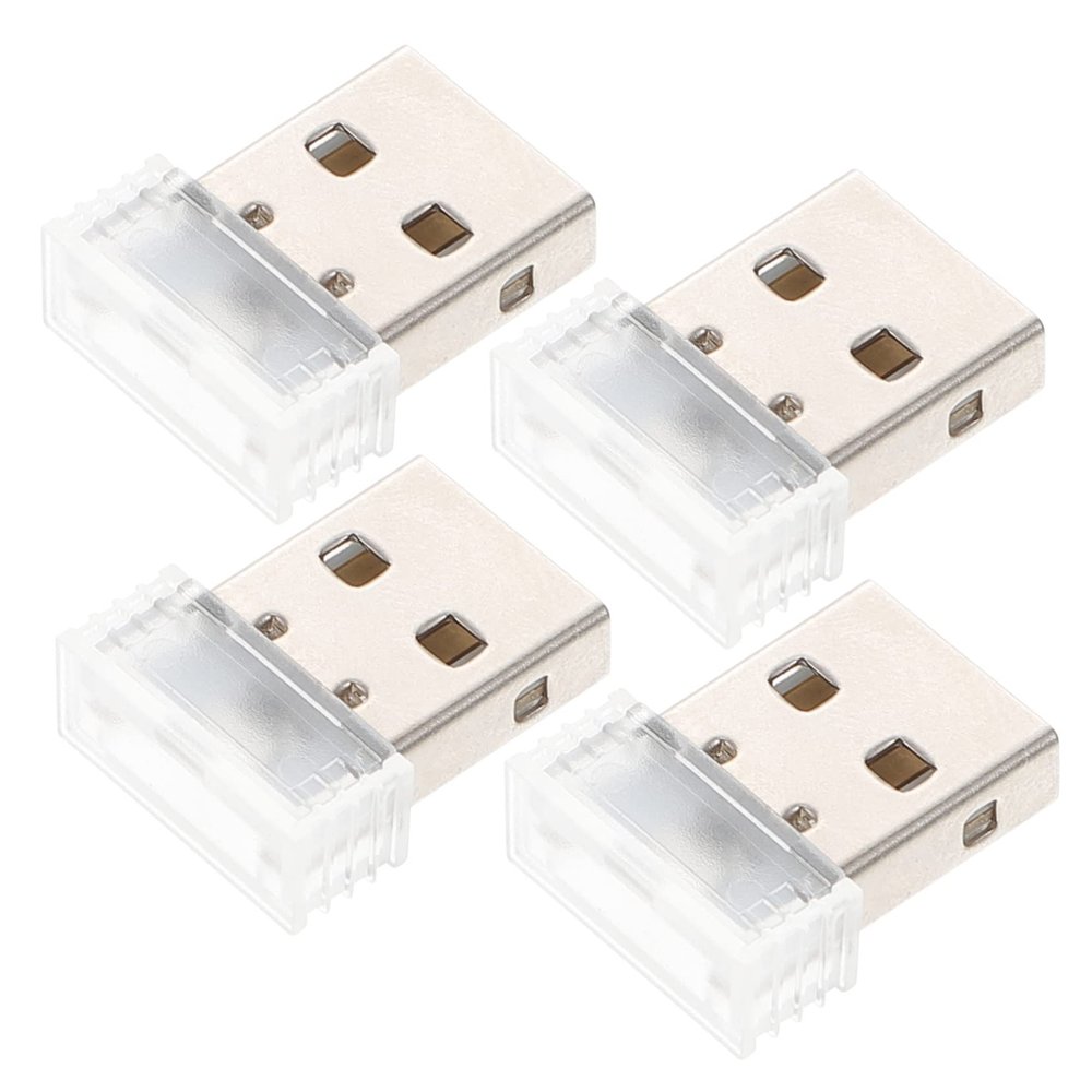 JECOMPRIS 4pcs Led Decorative Lights Car Lights Led Car Interior Usb Night Lamp for Laptop Vehicle