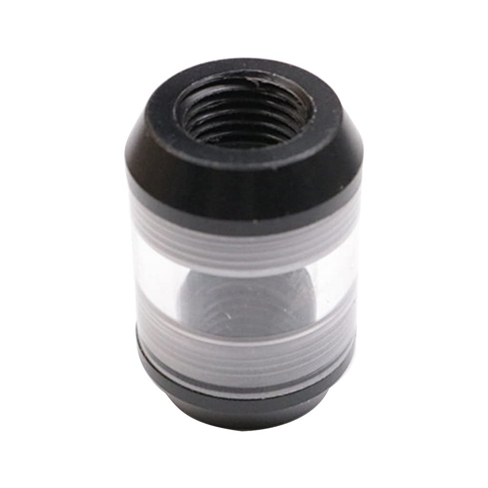atcdfuw G1/4 Inner Thread Water Cooling System Filter Transparent Screen Funnel Shaped for PC Water Cooling Reservoir Computer Water Cooling Filter