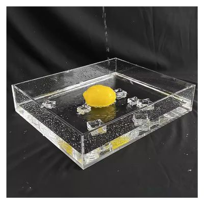 3mm Thick Clear Shallow Water Tank,Photography Storage Tray,Photo Posing Props,Acrylic Display Case Showcase,5/10CM Height Cosmetic Advertising Shooting Props ( Color : 3mm-Clear , Size : 30x25x5cm )