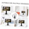 HOOTNEE Rotation Cellphone Holder Desk Phone Holder Desk Cellphone Stand Mobile Phone Aluminum Alloy Black view 2