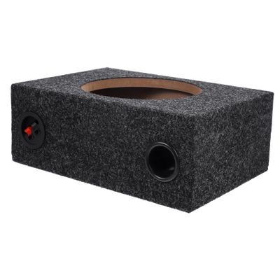 VINTORKY Single Cab Subwoofer Box Sealed Carpeted Car Speaker Enclosure Subwoofer