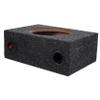 VINTORKY Single Cab Subwoofer Box Sealed Carpeted Car Speaker Enclosure Subwoofer view 1
