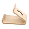 GRIRIW Phone Desk Bracket Wooden Phone Stand Stable Base for Home Office Desk Tv Gaming view 1