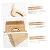 GRIRIW Phone Desk Bracket Wooden Phone Stand Stable Base for Home Office Desk Tv Gaming view 2