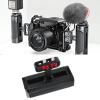 Adjustable Camera Side Handle, Ergonomic Design, Anti Slip Grip, Universal Fit, Aluminum Alloy with Wrench, for Most Cameras view 3