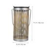 balacoo Light Led Solar Garden Lamp Outdoor Decorative Projection Lamp for Patio view 3