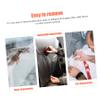 PRETYZOOM 3pcs Plastic Razor Window Decal Scraper with Replacement Blades Safe Adhesive Remover for Stickers Labels Paint and Decals Various Surfaces view 2