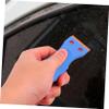 PRETYZOOM 3pcs Plastic Razor Window Decal Scraper with Replacement Blades Safe Adhesive Remover for Stickers Labels Paint and Decals Various Surfaces view 4