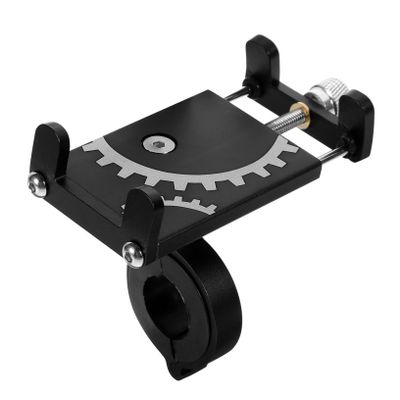 FONDOTIN Bike Phone Holder for Handlebar Adjustable Aluminum Alloy Cellphone Bracket for Bicycles Motorcycles and Electric Vehicles and Scratch-Resistant Mobile Phone Mount