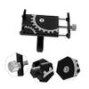 FONDOTIN Bike Phone Holder for Handlebar Adjustable Aluminum Alloy Cellphone Bracket for Bicycles Motorcycles and Electric Vehicles and Scratch-Resistant Mobile Phone Mount view 2