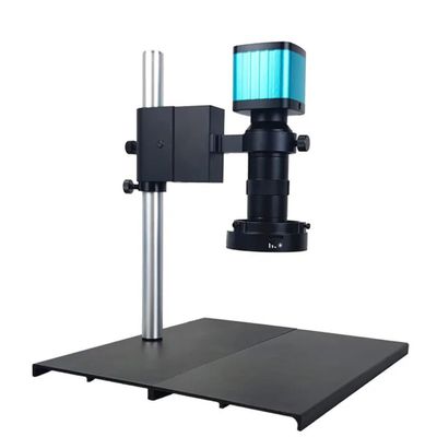 Joebo Microscope Kit 4K 48MP 22MP USB Monocular Zoom Microscope Digital Video Camera Lens 72 LED Light Lens Microscope Lens Adapters (Color : 4K 48MP Big)