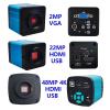 Joebo Microscope Kit 4K 48MP 22MP USB Monocular Zoom Microscope Digital Video Camera Lens 72 LED Light Lens Microscope Lens Adapters (Color : 4K 48MP Big) view 3