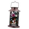 COOLHIYA 1pc Decorative Solar-Powered Dragonfly Lantern Unique Hanging Light for Garden Patio Porch Art Design Elegant Outdoor view 1
