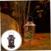COOLHIYA 1pc Decorative Solar-Powered Dragonfly Lantern Unique Hanging Light for Garden Patio Porch Art Design Elegant Outdoor view 2