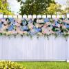 10 x 8 Wedding Backdrop for Cradle Ceremony Backdrop for Proposal Flowers Curtain Wedding Ceremony Banner Bridal Shower Background Mother's Day Backdrop Marriage Backdrop view 1