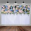 10 x 8 Wedding Backdrop for Cradle Ceremony Backdrop for Proposal Flowers Curtain Wedding Ceremony Banner Bridal Shower Background Mother's Day Backdrop Marriage Backdrop view 2