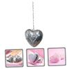 Ciieeo Disco Ball Decor Heart Hanging Decor Ball Mirror Disco Ball Reflective Party Accessory for Wedding Banquet view 2