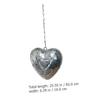Ciieeo Disco Ball Decor Heart Hanging Decor Ball Mirror Disco Ball Reflective Party Accessory for Wedding Banquet view 3