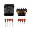 ZHCWEP Automotive Electrical connectors 4 Pin Protective Sleeve with Water/pro/of Connector Sen/;SOR pl;/UG with Terminal DJ7043Y-1.5-11/21 4P(Male Female Plug,5 Sets) view 1