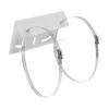 Veemoon Pole Mount Adapter Bracket Hoops for Security Camera Construction Easy Installation Compatible Models Indoor Outdoor Use view 1