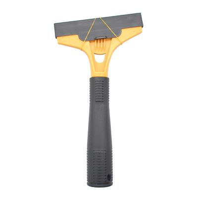 Cabilock Paint Scraper 7.87 Inch Tile Cleaning Scraper with Ergonomic Non-Skid Handle for Bathroom Glass and Hard Surface Cleaning Tool