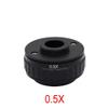CTV 0.35X/0.5X C Bayonet Lens Adapter Focal Length Adjustable Camera C Bayonet Adapter Triocular Stereo Microscope Set (Size : 0.5X) view 2