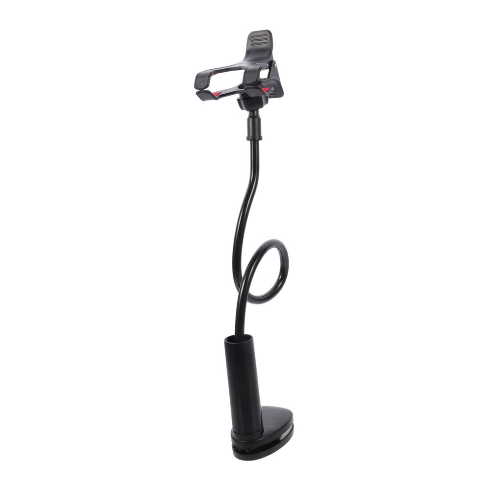 Veemoon Adjustable Cell Phone Stand Clip Style Holder Flexible Arm for Bed and Desk Scratch and Non-Slip Base Compatible Smartphones