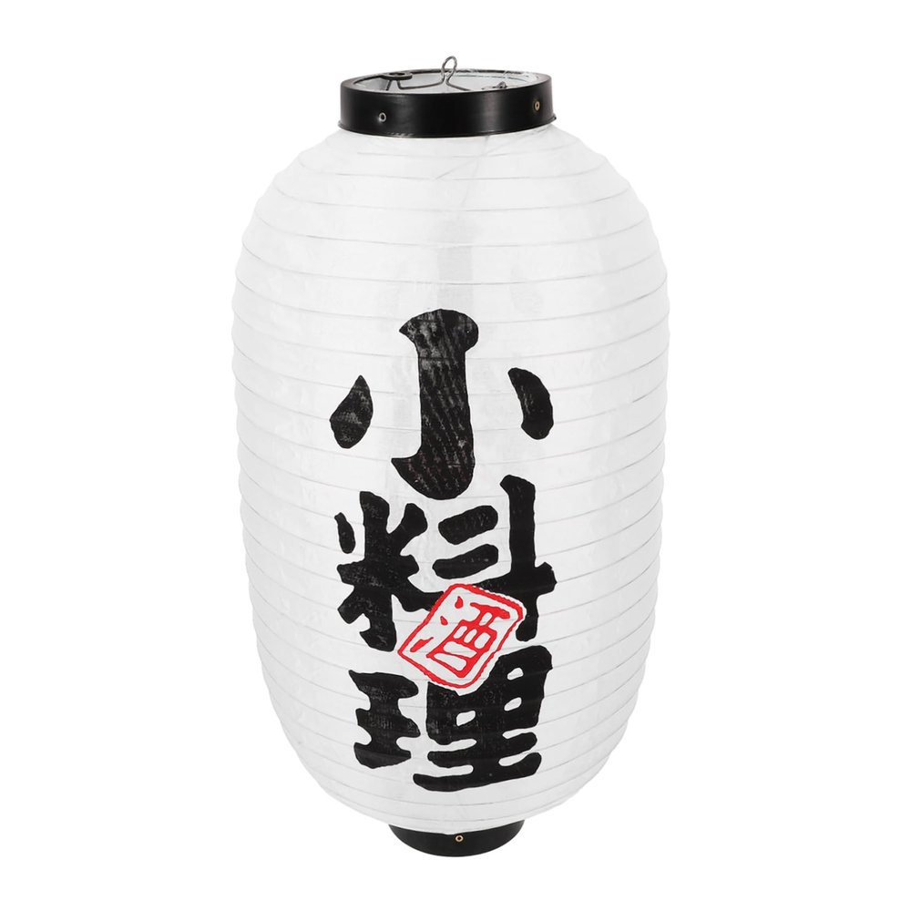 SOESFOUFU 1pc Japanese Lantern Decor Outdoor Hanging Solar Led Japanese Style Restaurant Bar Lighting