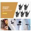 DOITOOL 5pcs Headphone Wire Clip Headphone Fixing Clip Earphone Accessory Earphone Cord Organizer for Travel view 2