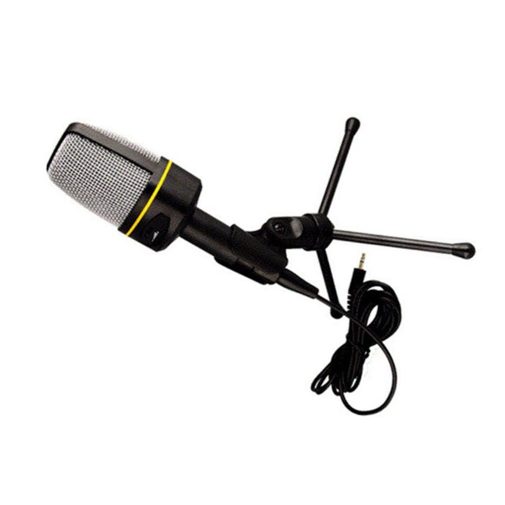 CIMAXIC Desktop Microphone Tripod Retro Computer Mic for Audio Recording Karaoke Singing and Online Chat