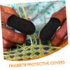 FRCOLOR 20pcs Wear-Resistant Cut-Resistant Finger Cots Convenient Protective Finger Covers for Carving Crafting and Household Use Breathable Anti-Skid Durable Design Gray view 4