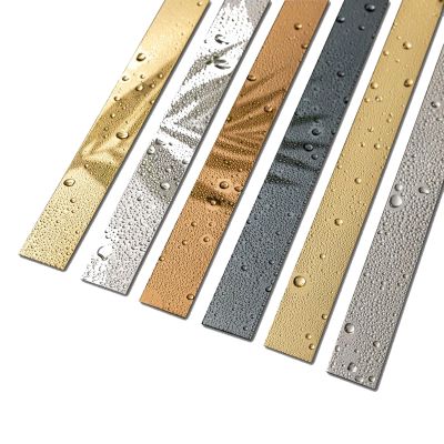 Metalized Mirror-Like Finish Gold Metalized Mirror-Like Finish Molding Trim, Peel And Stick Strip For Mirror Frame, Wall, Fireplace And Ho(Size:98.4ft(30m) x1.18in(3cm),Color:Brushed silver)