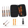 WHAMVOX 1set Mobile Phone Repair Tool Kit Multi-function Screwdriver Disassembly and Repair of Phones Tablets and Appliances Storage Case view 3