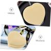 SOESFOUFU 1pc Heart-Shaped Screen Reusable Washable Lens for Glasses Phones and Electronics Compact and Convenient Cleaning Cloth Keychain Attachment view 3
