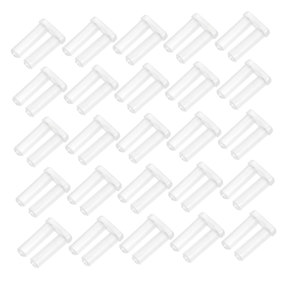 JECOMPRIS 2packs Rimless Glasses Nose Pads Replacement Double Bushing Pin Stopper for Sliding