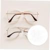 JECOMPRIS 2packs Rimless Glasses Nose Pads Replacement Double Bushing Pin Stopper for Sliding view 4