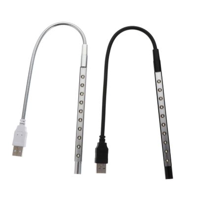 SOESFOUFU 2pcs Flexible Led Desk Lamps USB Lights for Study Eye Protection Reading Lamps