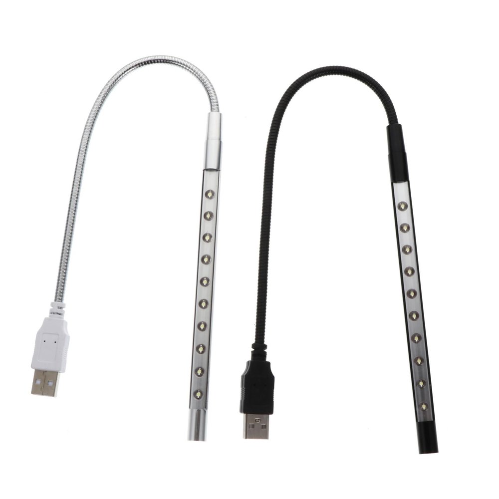SOESFOUFU 2pcs Flexible Led Desk Lamps USB Lights for Study Eye Protection Reading Lamps