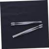 SOESFOUFU 3pcs Stainless Steel Stamp Tweezer Lightweight Eyelash Nippers for Precision Use Durable and Practical Design for Easy view 2