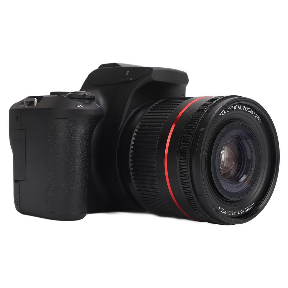 4K Digital Camera, Auto Focus, 4K Video Recording, HD Display, Connectivity, with 12x Optical, 30x Digital Zoom, 64MP Photos, 3.0 Inch Flip Screen