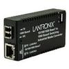 LANTRONIX M/GE-ISW-LC-01 Media Converters 10/100/1000BaseTX to MM LC 3.3V Industrial MC view 1