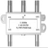 Premium 4-Way Coax Splitter Combiner for CATV Antenna Satellite TV 5-2400Mhz view 1