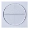ZTBH Microscope Accessories Kit NO.923 Optical Glass DIV 0.1mm Micrometer Cross Line Eyepiece Graticule for Microscope Microscope Slides (Color : 20mm) view 1
