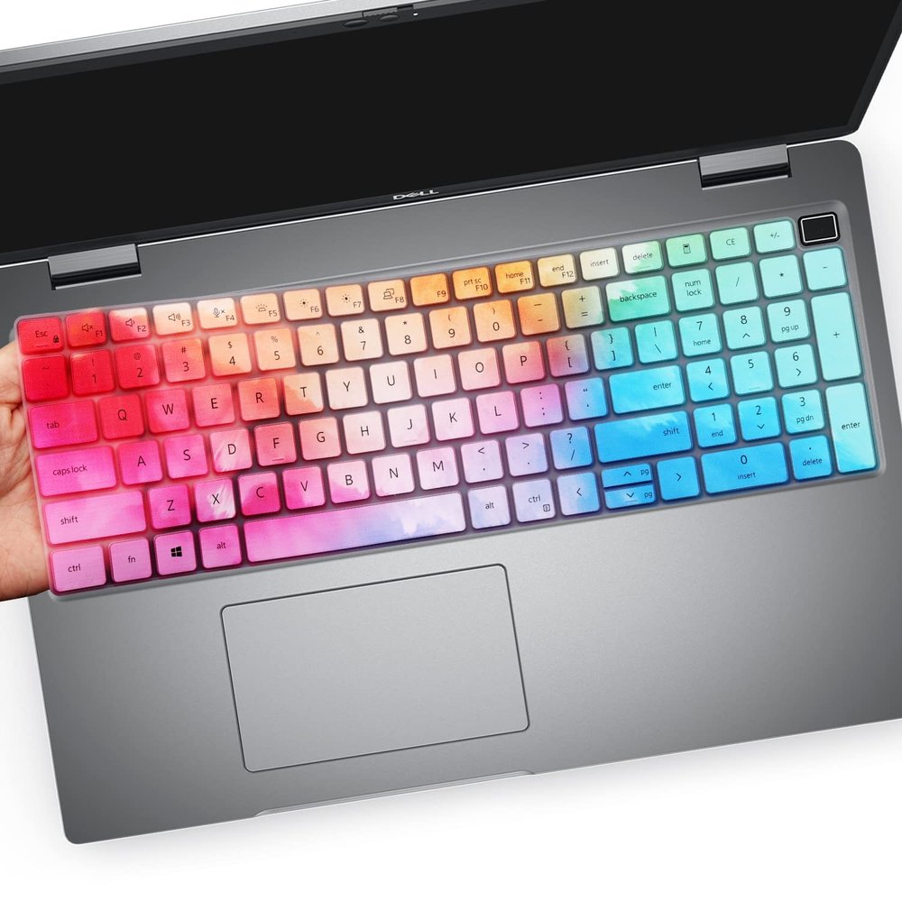 Keyboard Cover for Dell Precision 16 7670 7680 16", Dell Precision 7770 7780 17.3" Laptop Protective Keyboard Skin-Colorful