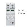 EQBVZZRD Arrester Device Economic Solar Photovoltaic DC SPD Surge Protector 2P 20KA 40KA 250V 500V 1000V High Efficiency Lightning Protection Device (Color : 2P, Size : 20-40KA DC250V) view 2