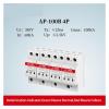 EQBVZZRD Arrester Device SPD Class B, 100kA Three Phase 4P Surge Protective Device Lightning Strike Electricity Surge Arrester Overvoltage Protector view 4