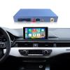 Wireless Apple CarPlay Android Auto Interface for Audi A3 A4 A5 Q5 Q7 2014-2019 MIB System, Multimedia Retrofit Box with AirPlay, Mirrorlink, Support Original Screen, Knob Control & Reverse Camera view 1