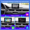 Wireless Apple CarPlay Android Auto Interface for Audi A3 A4 A5 Q5 Q7 2014-2019 MIB System, Multimedia Retrofit Box with AirPlay, Mirrorlink, Support Original Screen, Knob Control & Reverse Camera view 3